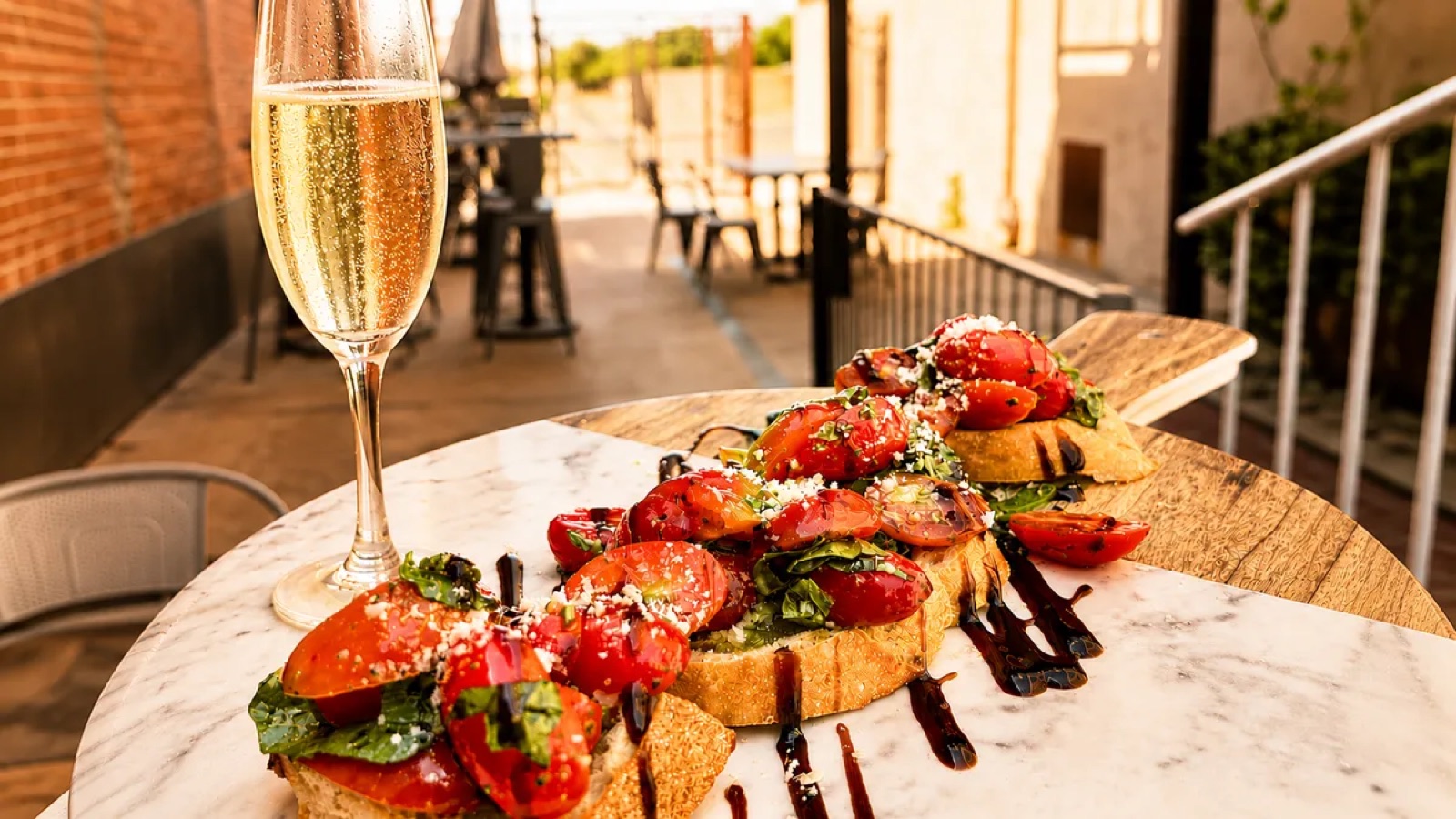 Fugazzi's · Kingsburg — Draper Street, Little Sweden — Fugazzi's in the town's brick-lit heart